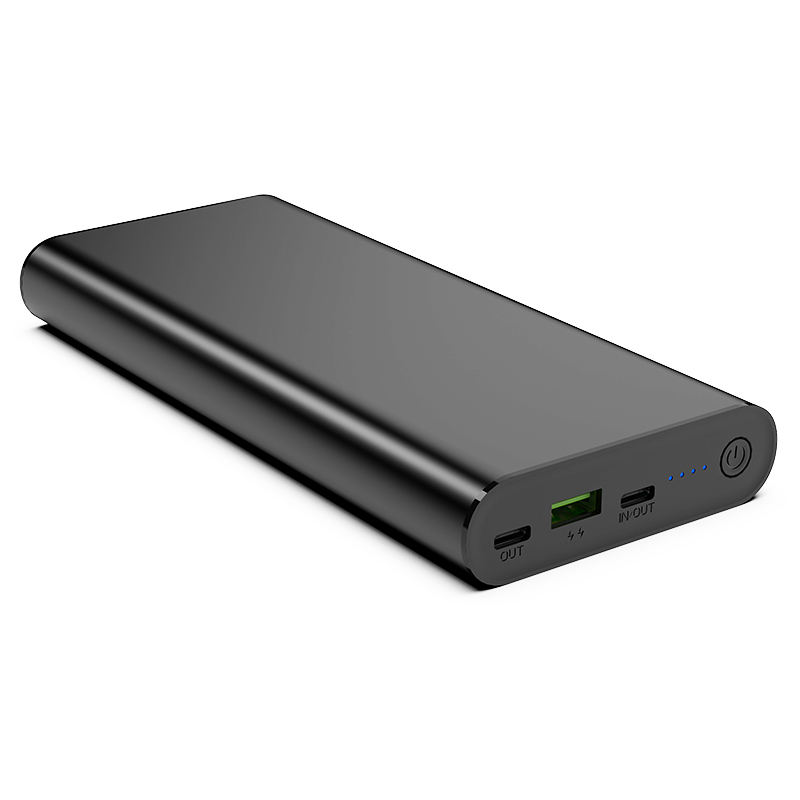 Універсальна мобільна батарея PowerPlant 26800mAh, PD 100W, 2xUSB-C, USB-A QC3.0 (PB930470)